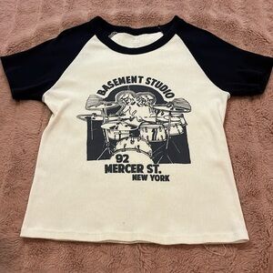 Brandy Melville dual colored shirt (size women’s small)